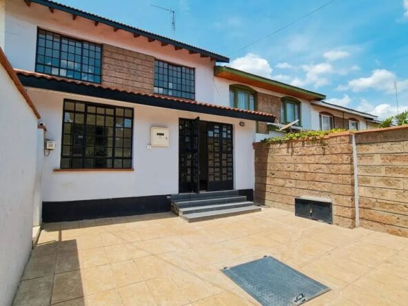 3 bedroom house plus sq to let in Langata, Nairobi. Musilli Homes.