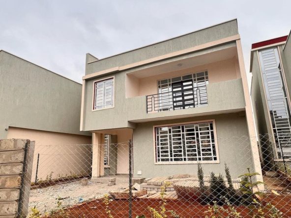 Get a contemporary 4 bedroom townhouse with a dsq for sale in Kitengela. Musilli Homes.