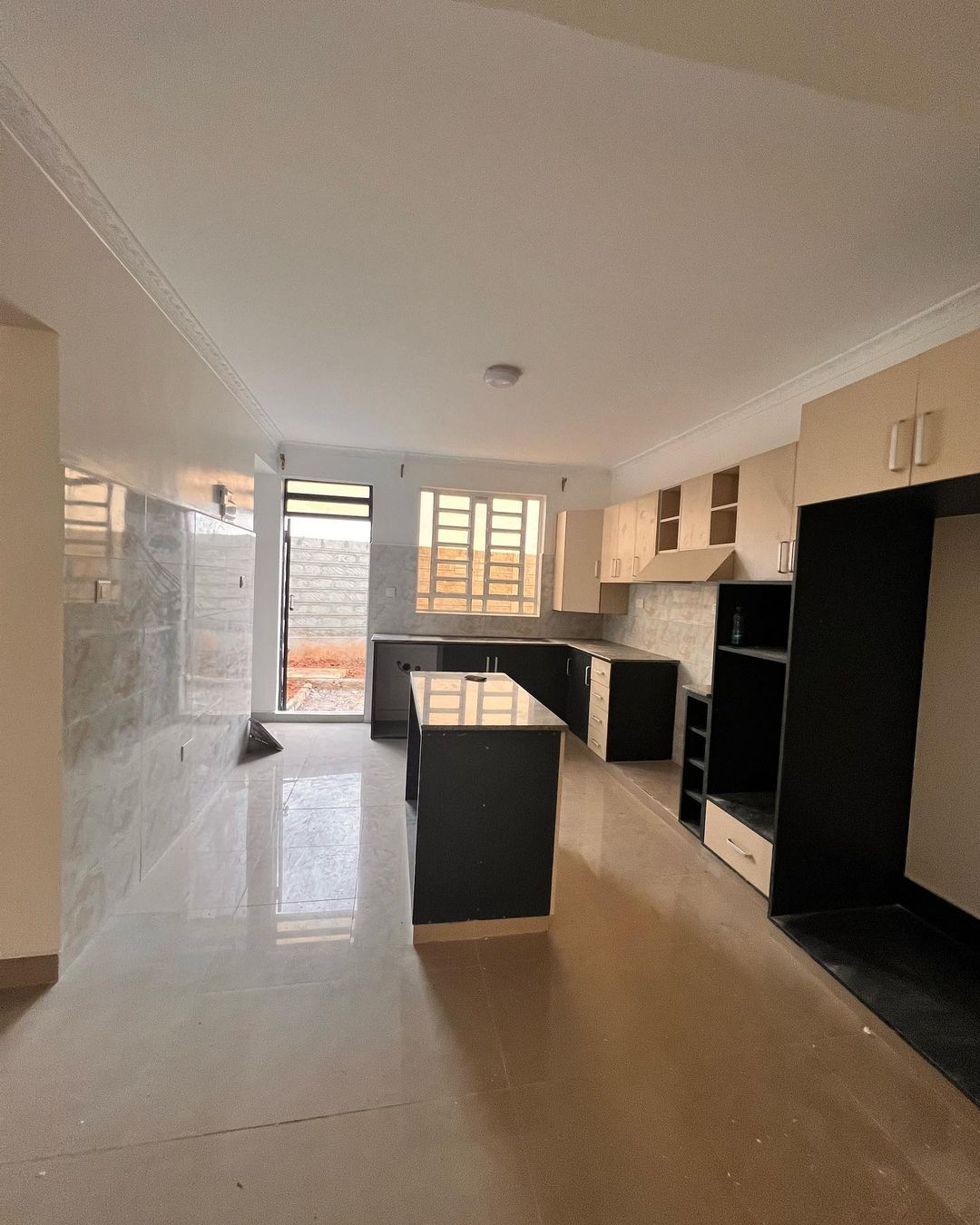 Get a contemporary 4 bedroom townhouse with a dsq for sale in Kitengela. Musilli Homes.