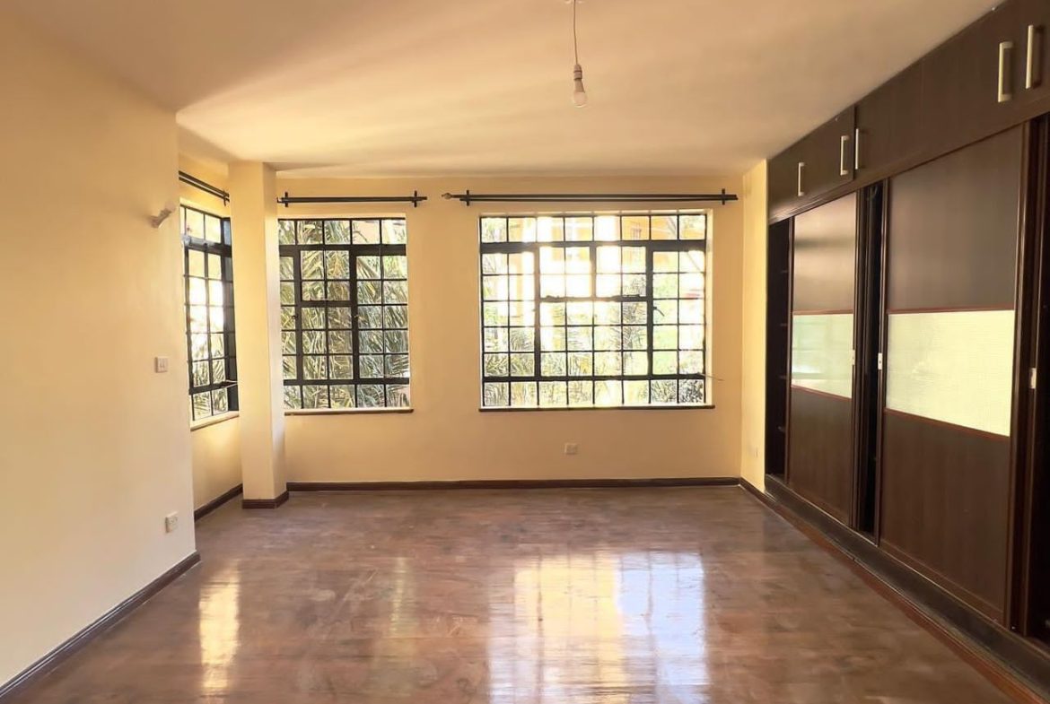 3 Bedroom Apartment Master En-suite at Kileleshwa for Kshs.80,000. Musilli Homes