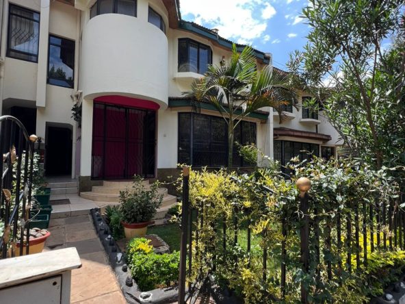 4 bedroom townhouse plus dsq to let in the heart of lavington area. Musilli Homes