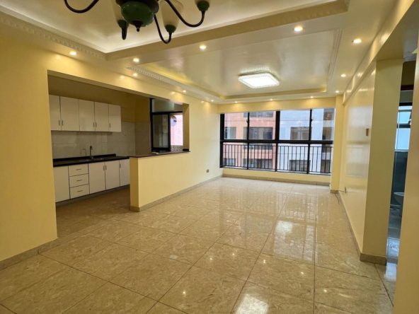 2 bedroom apartment to let in Kileleshwa area. Master bedroom en suite. Kids playing area Ample parking back up generator Rent per month 70,000. Musilli Homes