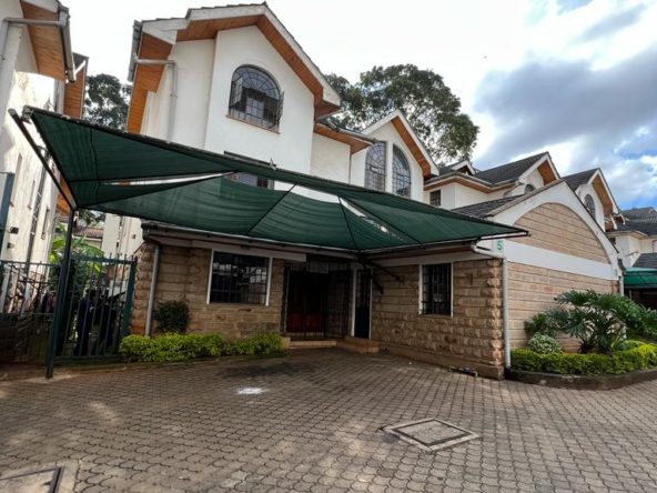 5 bedroom townhouse to let and sale in Lavington, Nairobi. Dsq available . Rent per month 184,000 Sale at 55Million. MUSILLI HOMES