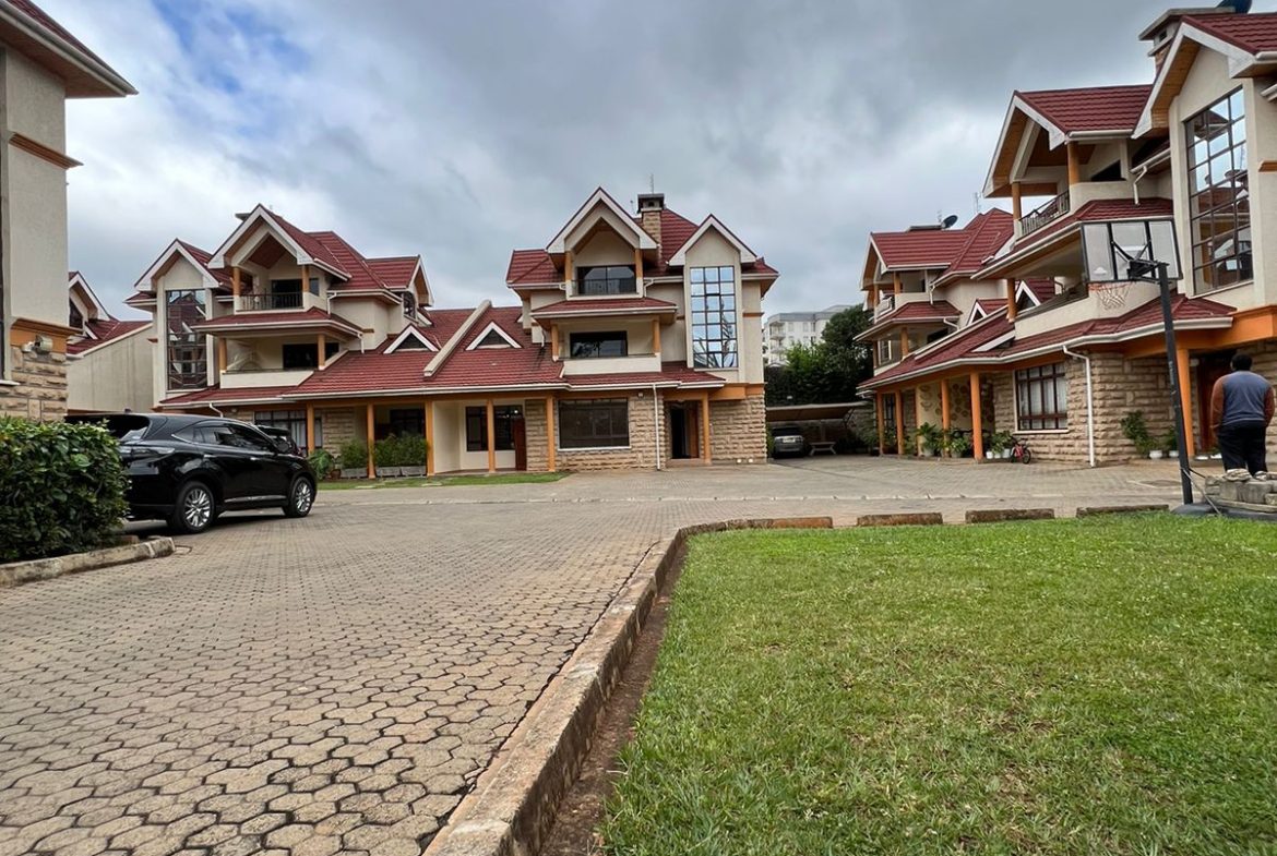 5 bedroom plus dsq townhouse to let in the heart of kileleshwa, Nairobi. Rent per month 250,000 Musilli Homes