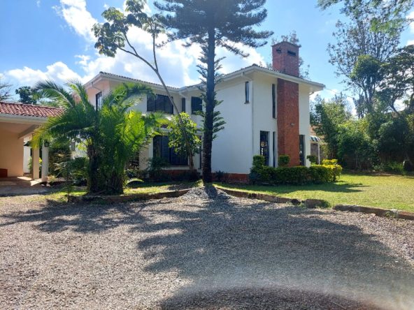 5 bedroom Karen Hardy. Standing on one(1) acre. Sq for two, three rooms ensuite, two sharing. Rent 250,000 pm Musilli Homes