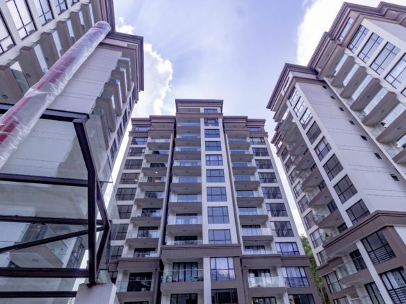 Illustrious fully furnished 2 bedroom apartment in the palpitating heart of Riverside with all en-suite rooms. Per month: 340k. Per day: 20k Musilli Homes
