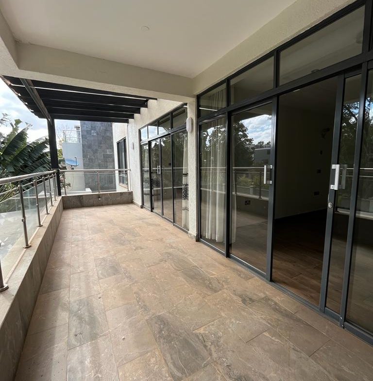 Modern 5 bedroom townhouse plus dsq in Lavington. 3 balconies. All bedrooms ensuite. Full back up generator. Swimming pool. Rent: 360,000 Musilli Homes