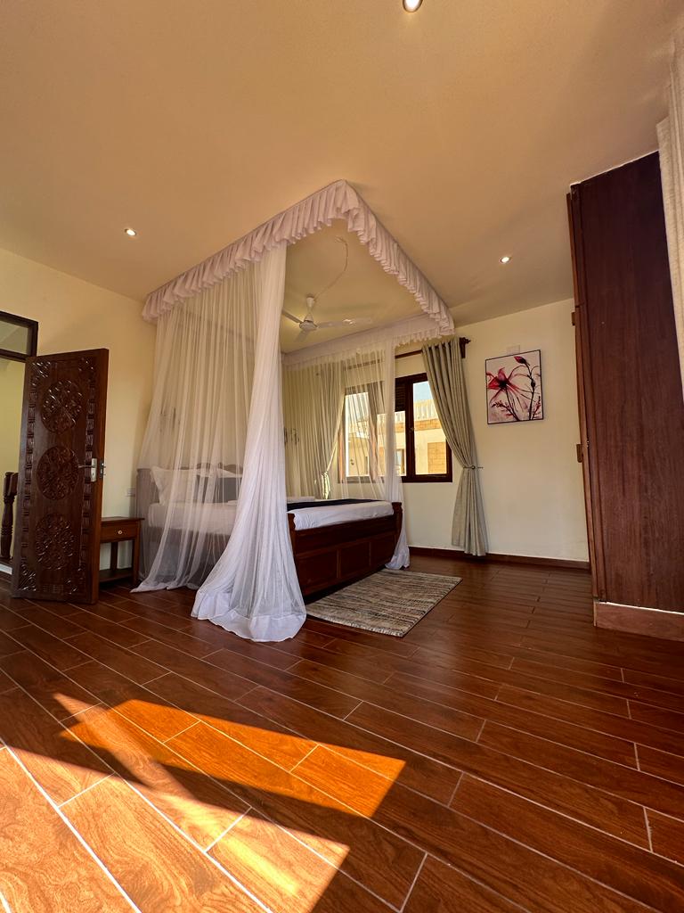 3 bedroom villa for sale in Diani. 217sqm. Sits on 1/8 acre land. In a gated community with 12 units. 22Million unfurnished. 25million fully furnished Musilli Homes