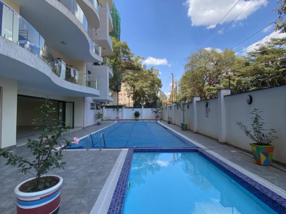 3 bedroom plus dsq for sale Westland, Nairobi. Has Swimming pool, Fitted gym, Kids play area, Asking Price: 37M Musilli Homes