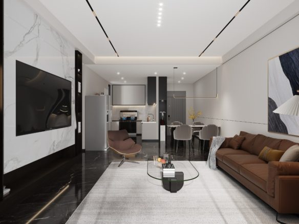 Oak Classic Residency- 1 Bedroom Apartment 2 Bedroom Apartment in Kilimani along George Padmore road. Good views of Hurligham, Ngong road or Yaya Center. 5.3M Musilli Homes