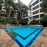 2 bedroom apartment for rent in Riverside Drive, Nairobi. 3rd floor. All bedrooms ensuite. Swimming pool. Rent per month - 90,000 Musilli Homes