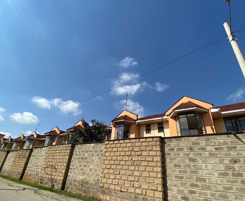 Pam Golding. Hass Consult. GTC. Eighty Eighty Nairobi. 3 bedroom townhouse plus dsq for sale in a gated community in Donholm, Nairobi. Close proximity to JKIA. Solar heated water. Price: 18M Musilli Homes
