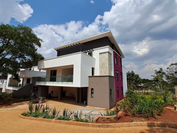 3 floor modern townhouse for sale. 5 spacious bedrooms all ensuite. Sitted on ¼ acre. 💰 selling price - 125M Musilli Homes Pam Golding Hass Consult. GTC. Eighty Eighty Nairobi.