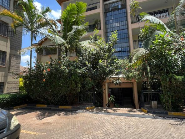 Spacious modern 3 bedroom apartment to let in Kileleshwa. Few units in the compound. Rent per month 100K Musilli Homes