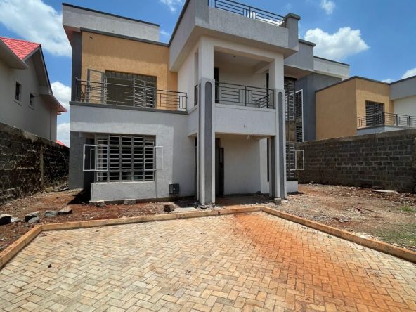 4BR Maisonettes + Dsq in Ruiru along Ruiru -Githunguri road. Price 15.5M, deposit 3M. Flexible payment plan Musilli Homes