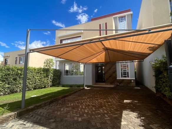 Kitengela Acacia 3 bed+dsq 12M. 3 spacious bedroom flatroof villa. 24hrs security with a gatehouse. Sits on 40*80 fts plot. Musilli Homes