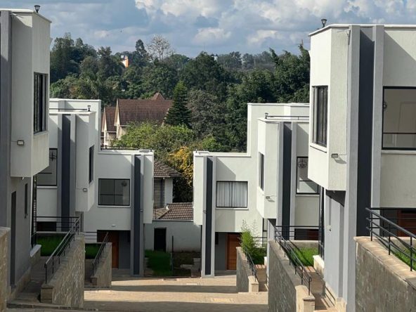 5 bedroom plus dsq townhouse for sale in Lavington. All en suite, in a gated community, ample car parking, pet friendly. Sale Kshs 95Million Musilli Homes