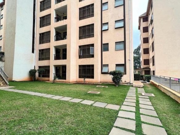 2 bedroom apartment to let in Loresho, Nairobi. Has shared swimming pool, kids playing area. Rent per month kshs 70,000 Musilli Homes