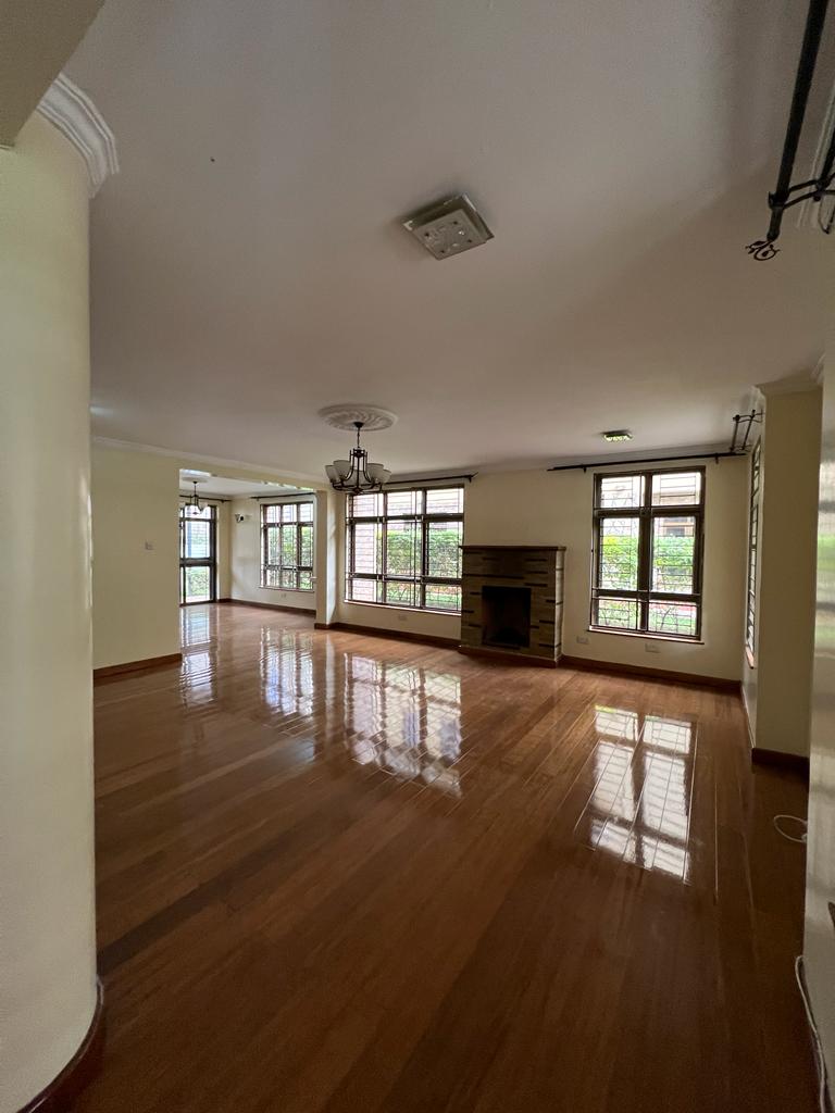Spacious 5 bedroom for sale in Lavington. Has Detached sq. Ample parking. Balconies 24hr security. Swimming pool. 55Million Musilli Homes