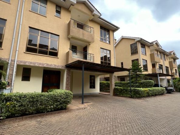 Spacious 5 bedroom for sale in Lavington. Has Detached sq. Ample parking. Balconies 24hr security. Swimming pool. 55Million Musilli Homes