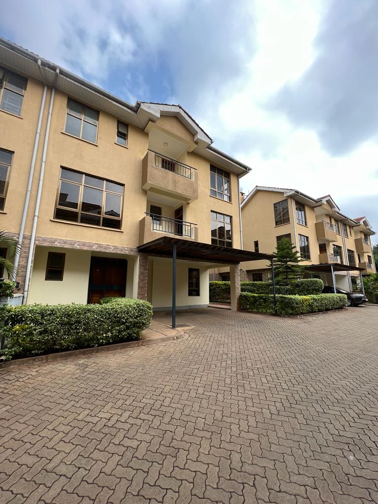 Spacious 5 bedroom for sale in Lavington. Has Detached sq. Ample parking. Balconies 24hr security. Swimming pool. 55Million Musilli Homes