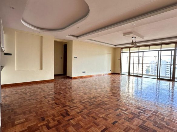 3 bedroom plus a dsq apartment in Kileleshwa. Has full back up generator, gym, club house, swimming pool. Rent: 150,000 Musilli Homes