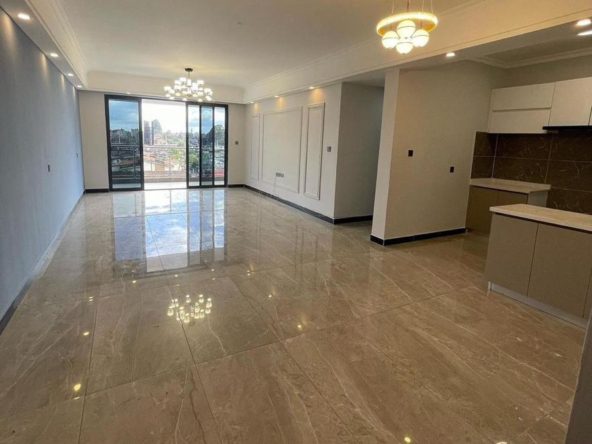 3 bedroom for rent in Kilimani, Nairobi. Has kids play area, back up generator, swimming pool, back up generator. Rent: 120,000 Musilli Homes