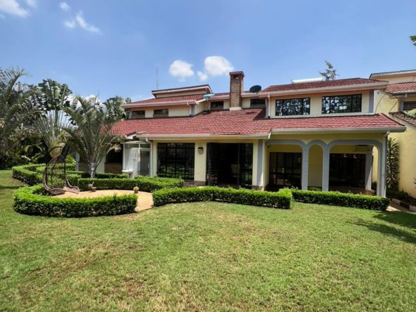 5 bedroom plus dsq house for sale in the leafy suburb of muthaiga north. In a gated community. Sitting on 1/4acre land. Sale at 60Million Musilli Homes