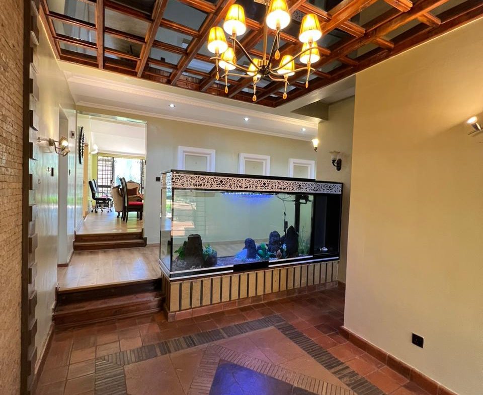 5 bedroom plus dsq house for sale in the leafy suburb of muthaiga north. In a gated community. Sitting on 1/4acre land. Sale at 60Million Musilli Homes