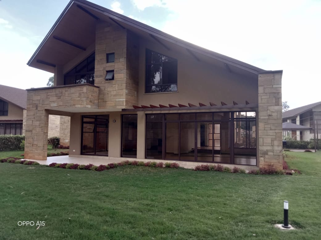 Spacious 4 Bedroom Mansion for sale in Karen. Has a cloakroom, biodigester, swimming pool and a steam room. Asking Price. 77M. Musilli Homes.