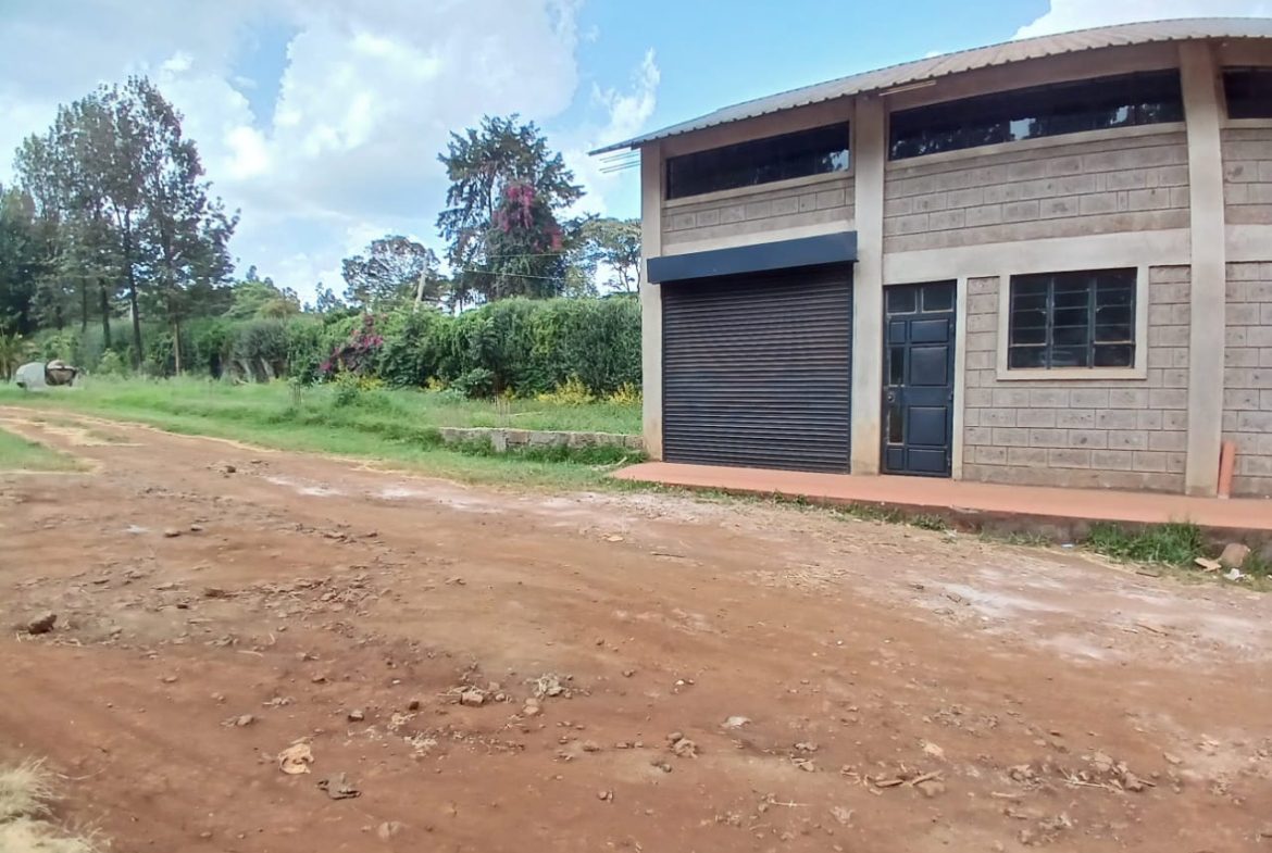 Spacious Commercial Property to Let in Kikuyu. Floor Size 1506 Sq FT. Asking Price: 120k Plus 2 Month Deposit and 1 Month Rent. Musilli Homes.