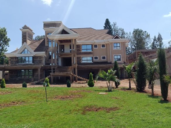 9 Bedroom Mansion For Sale in in Karen with swimming pool and situated on 3/4 Acre. Asking Price. 140 M. Musilli Homes.