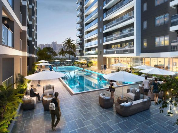 4 Bedroom Apartment with DSQ For Sale. All en suite with high speed lifts, swimming pool and backup generator. Asking Price: 22.2 M. Musilli Homes.