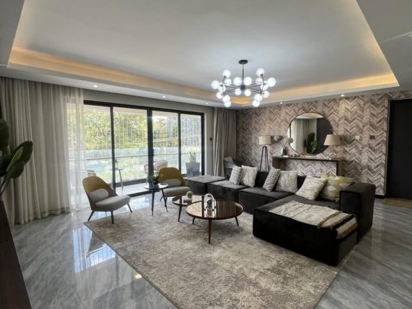 4 Bedroom Apartment plus DSQ For Sale with a well manicured garden, water purifier, children play area and elegant gym. Asking Price. 28M. Musilli Homes.