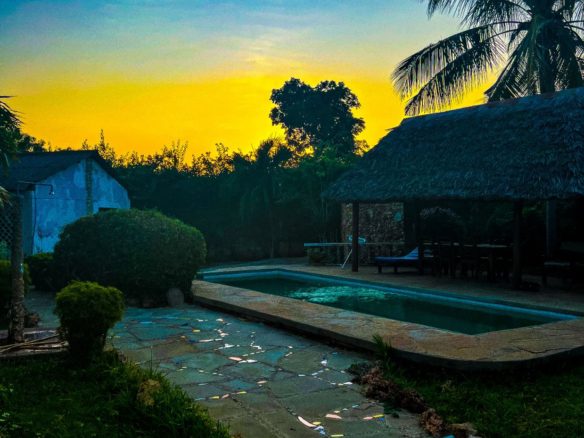 3 Bedroom Villa with Studio Cottage For Sale in Diani. with bathrooms, spacious rooms, a swimming pool, and ample parking. Asking Price. 28M. Musilli Homes.