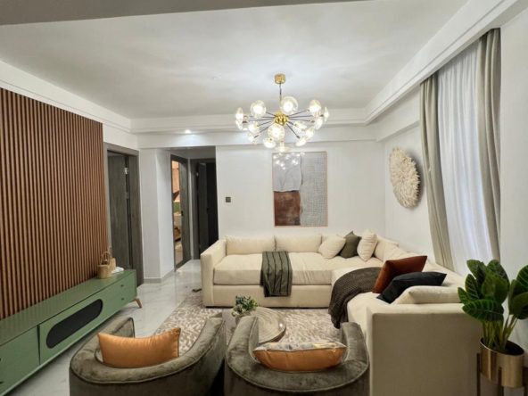 Modern 4 Bedroom Apartment plus DSQ, With Kid’s playground, Airy, balconies, High-speed lifts, and Borehole. Asking Price. 14.6.Musilli Homes.