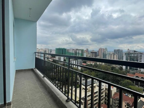 2 Bedroom Apartment for Sale in Kilimani with, Living Room with balcony, Open plan kitchen, Master bedroom en suite. Asking Price: 12.75M. Musilli Homes.