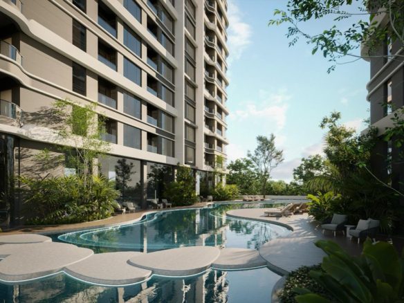 Modern 1 & 2 Bedroom Apartment For Sale in westlands. With 2 Heated swimming pool, lift, and a gym. Asking price: From 7.9M. Musilli Homes.