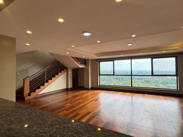 Modern 5 Bedroom Triplex for Rent and Sale in Lavington. Has modern finishing, a swimming pool, a lift, and a kids' playing area. Asking price: 42M. Musilli Homes.