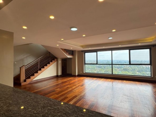 Modern 5 Bedroom Triplex for Rent and Sale in Lavington. Has modern finishing, a swimming pool, a lift, and a kids' playing area. Asking price: 42M. Musilli Homes.