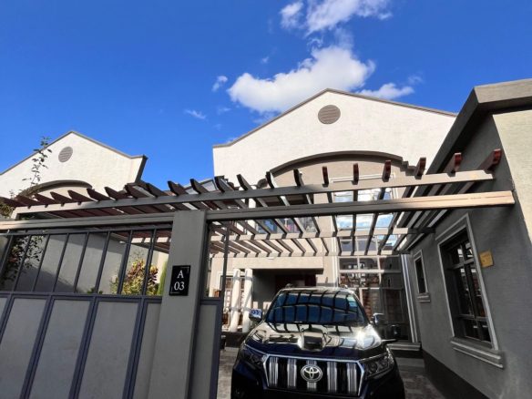 Spacious 4 Bedroom Plus DSQ Townhouse For Sale in Ruiru, Kamakis. Has two parking spaces, and a garden. Asking Price. 20M. Musilli Homes