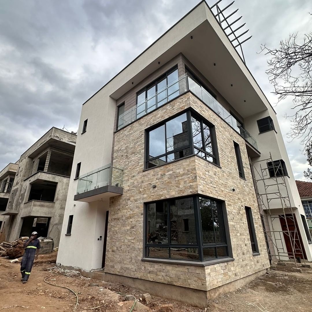 Modern 4 Bedroom Townhouse For Sale in Lavington. Has CCTV, backup generator, a garden, and ample parking. Asking Price: 78M.Musilli Homes.