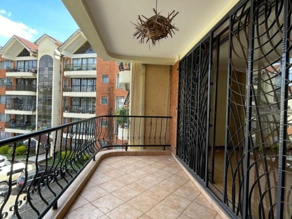 Spacious 3 Bedroom Apartment For Sale and Rent in Kileleshwa. Has kids playing, and a master bedroom ensuite. Asking price: 21M. Musilli Homes.