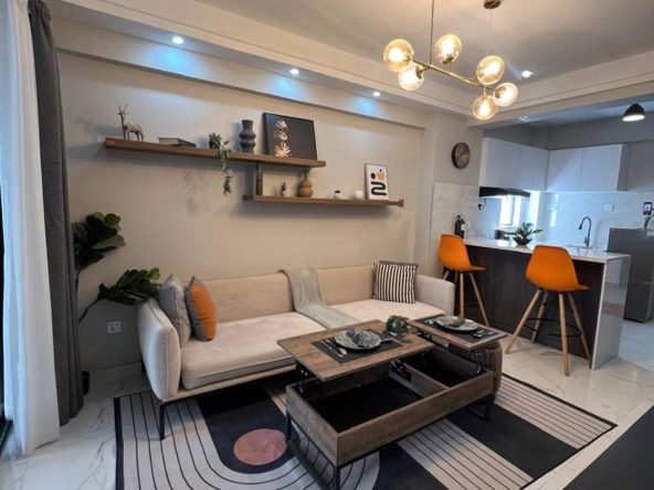 Modern 1 Bedroom Apartment for Sale in Kilimani. Has a backup generator, lift, 24hour security. Asking price: 6.8M. Musilli Homes