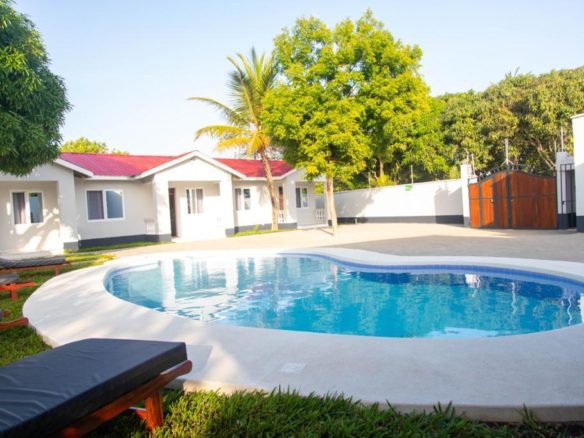 Modern 6 Fully Furnished 1 Bedroom Apartments for sale in Diani. Has. pool, fully furnished, outside patio, and perimeter wall. Asking Price. 22M. Musilli Homes