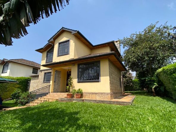 Spacious 4 Bedroom Plus DSQ For Sale in Kiambu Road. Has a DSQ, master ensuite, and 2 cars parking spaces. Asking Price: 15M. Musilli Homes