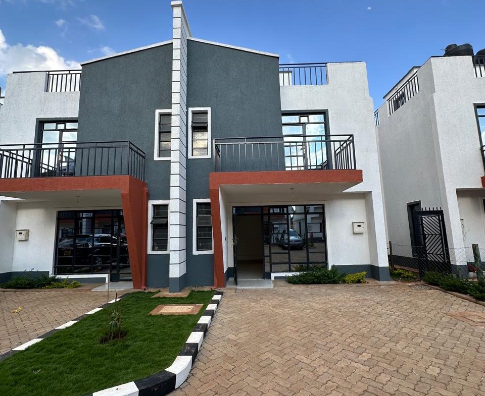 Modern 3 and 4 Bedroom Townhouses For Sale in Kikuyu, Gikambura. newly built in a gated community with modern amenities. Asking price: Ksh 11M. Musilli homes