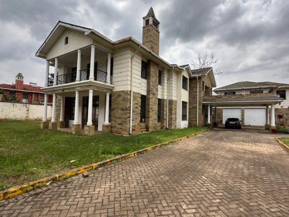 Spacious 7 Bedroom villa For Sale in Karen, Hardy. Has all bedroom ensuite, spacious rooms, and a DSQ. Asking price: Ksh 155M. Musilli Homes