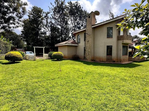 Spacious 4 Bedroom House For Sale in Karen with spacious rooms, lounge area, DSQ and cloak room. Asking price: Ksh 65M. Musilli Homes