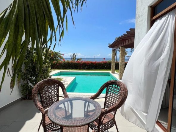 Modern 4 Bedroom Villa with DSQ for Sale with a garden, beach access, private garden, all bedroom ensuite, and a DSQ. Asking price: Ksh 72M. Musilli Homes